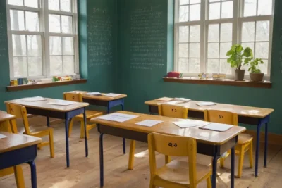 Une salle de classe vivante et accueillante