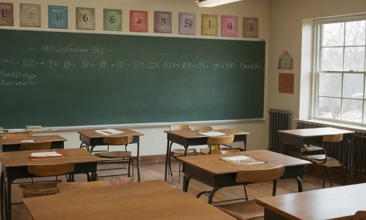 Salle de classe lumineuse et studieuse