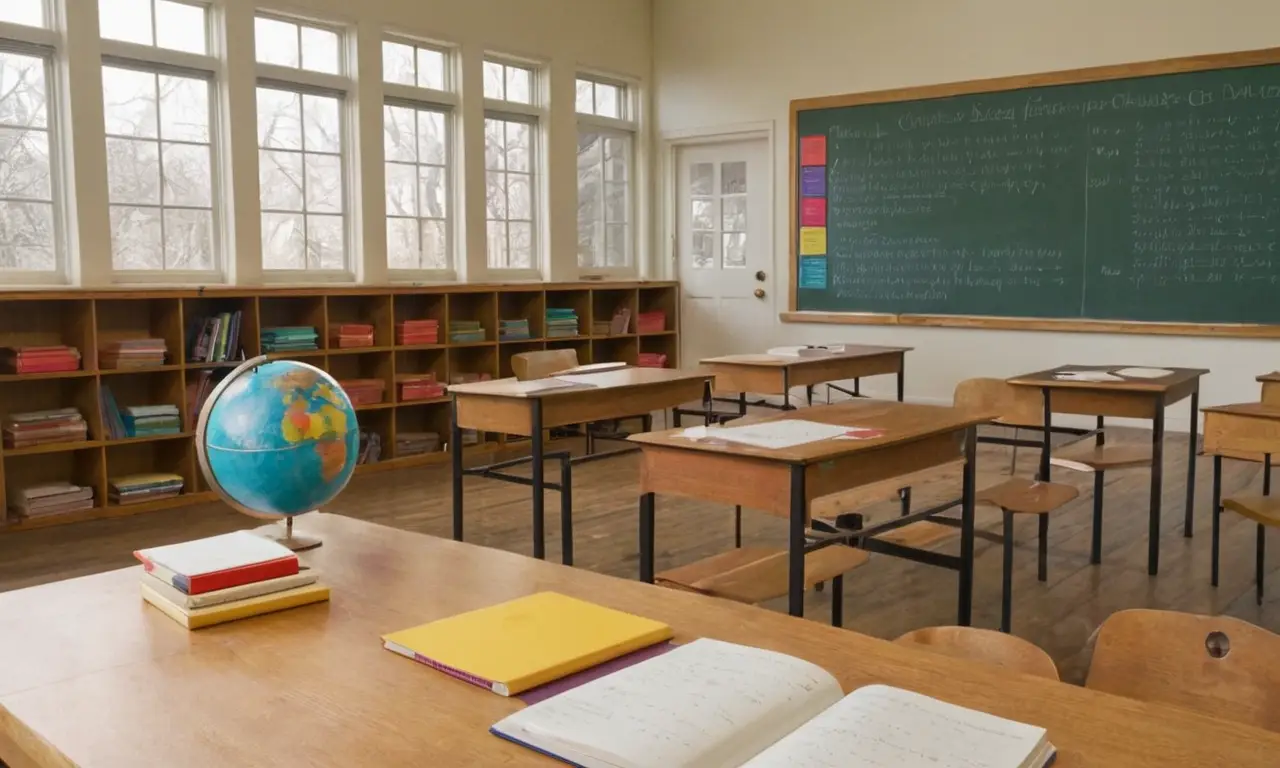 Une salle de classe vivante et dynamique