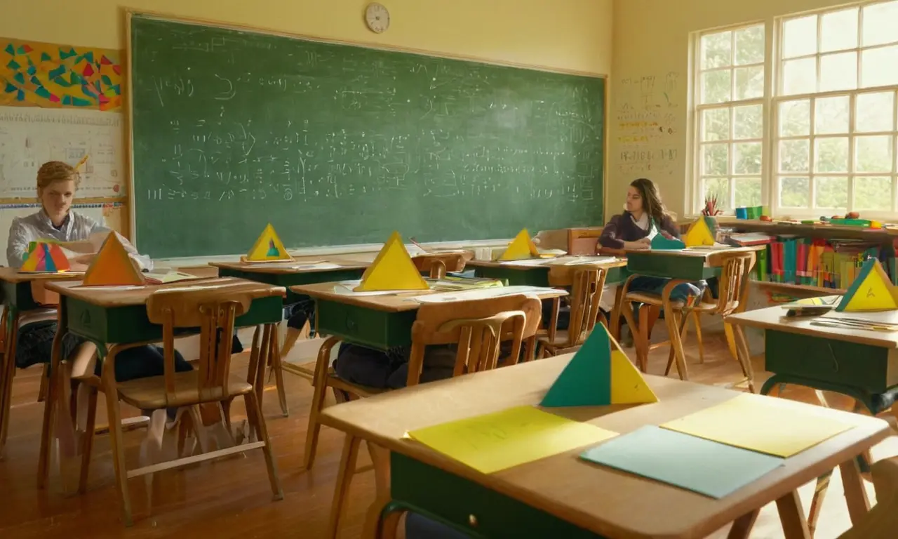 Salle de classe ensoleillée, atmosphère engageante
