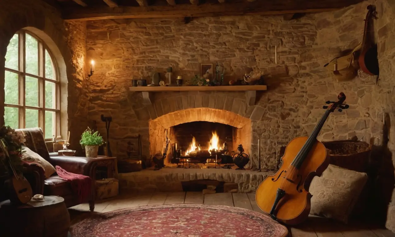 Musiciens dans une ambiance rustique et chaleureuse