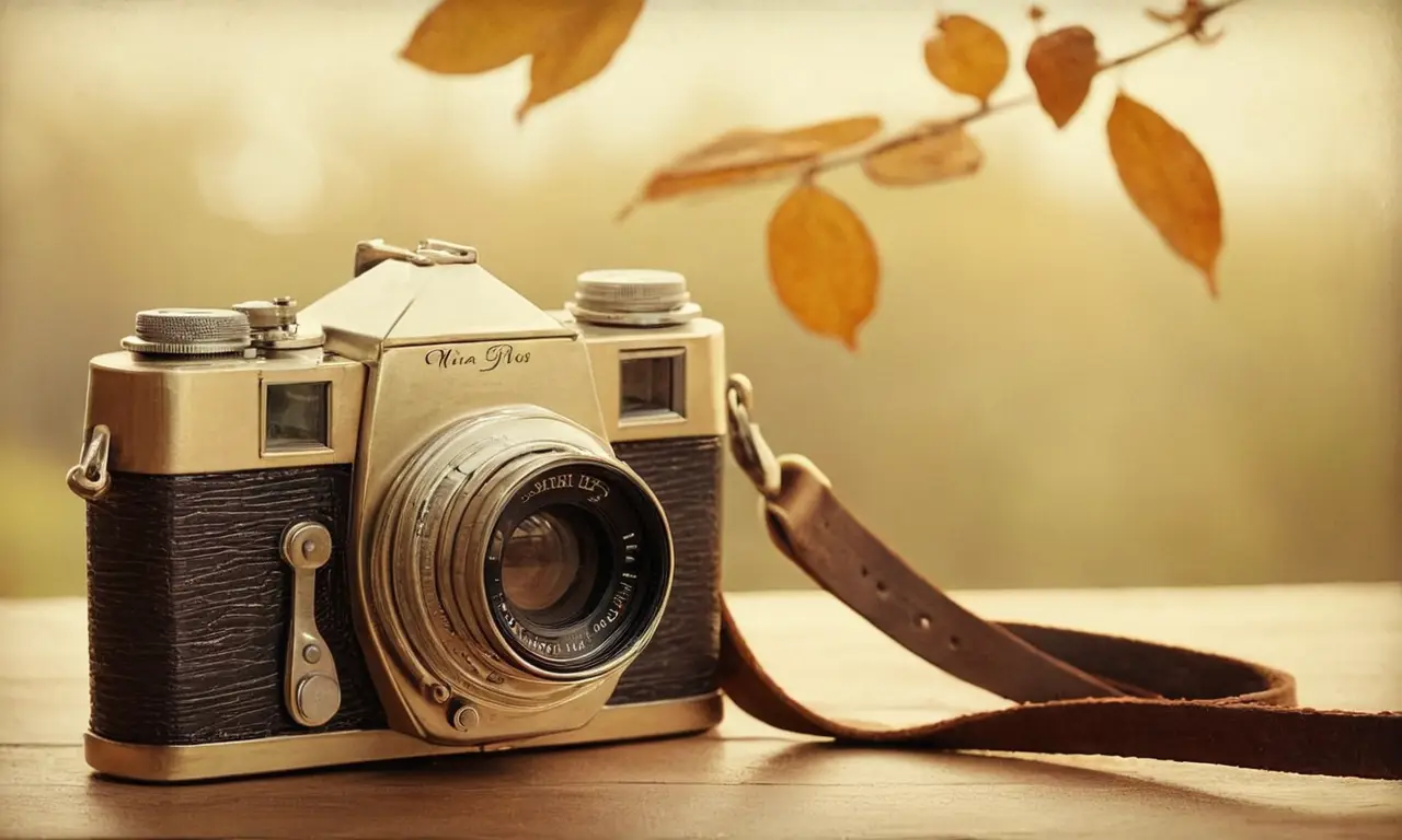 Lumière douce et vintage créant une ambiance nostalgique