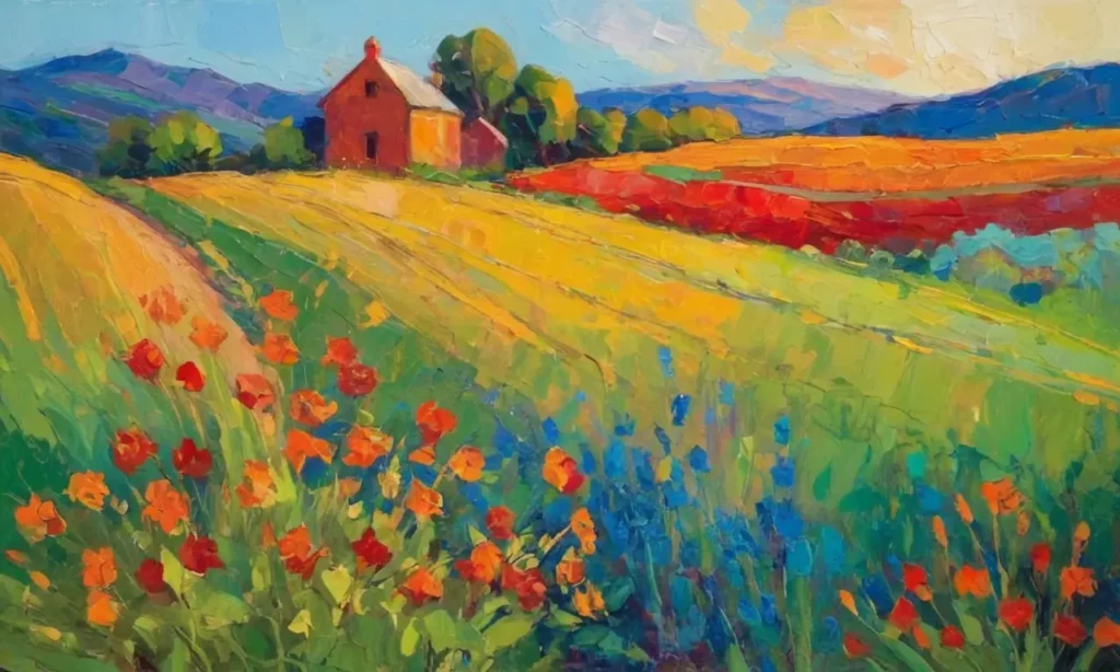 Couleurs vives et textures dynamiques captivantes