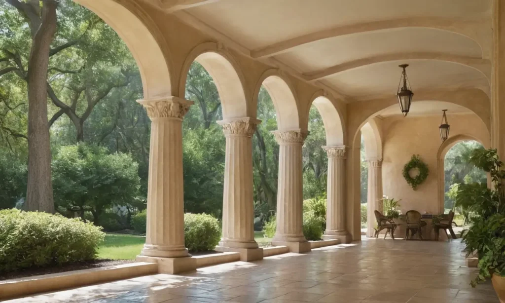 Colonnes en marbre