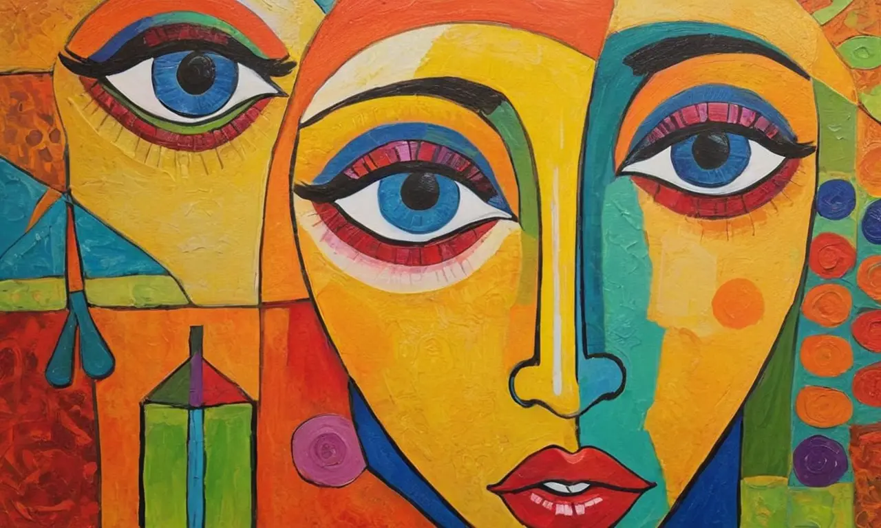 Couleurs vives et objets banals transformés artistiquement
