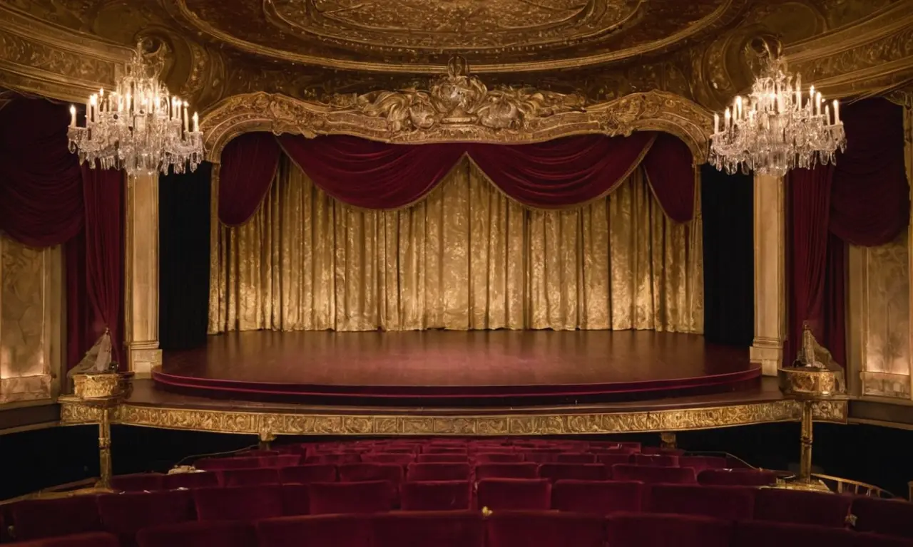 Auditorium captivant avec lumière et émotions