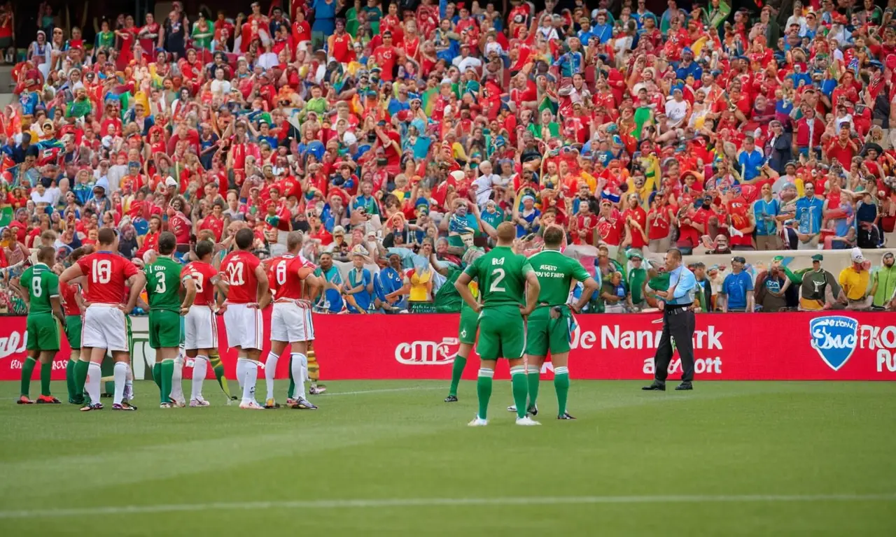 Un match de foot vibrant et captivant