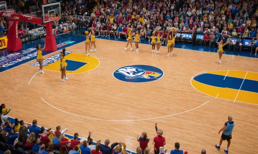 Un match de basket intense et coloré