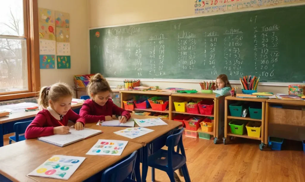 Une salle de classe lumineuse et accueillante