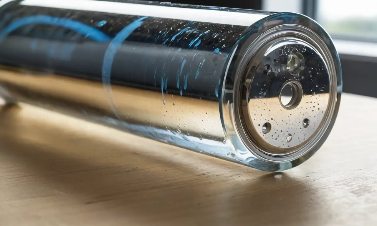 Cylindre hydraulique transparent dans un atelier