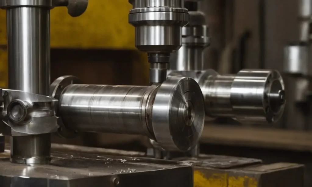 Une presse hydraulique