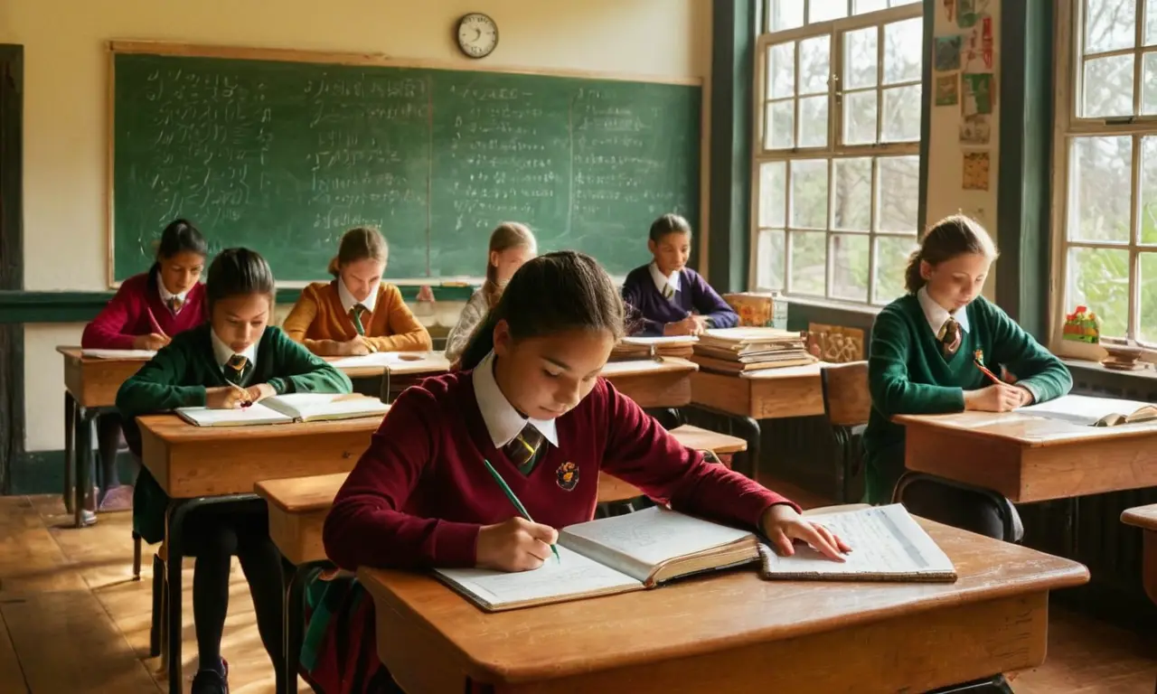 Une salle de classe dynamique et colorée