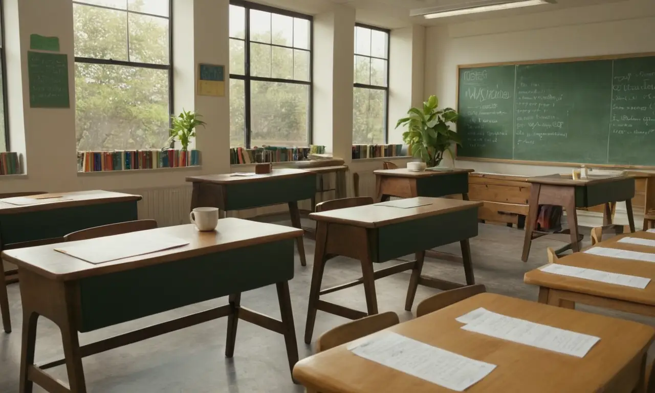 Salle de classe lumineuse et engageante