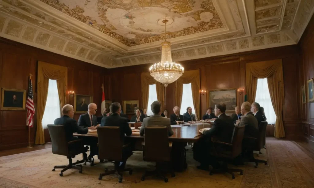 Salle de conférence animée