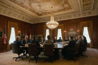 Salle de conférence animée