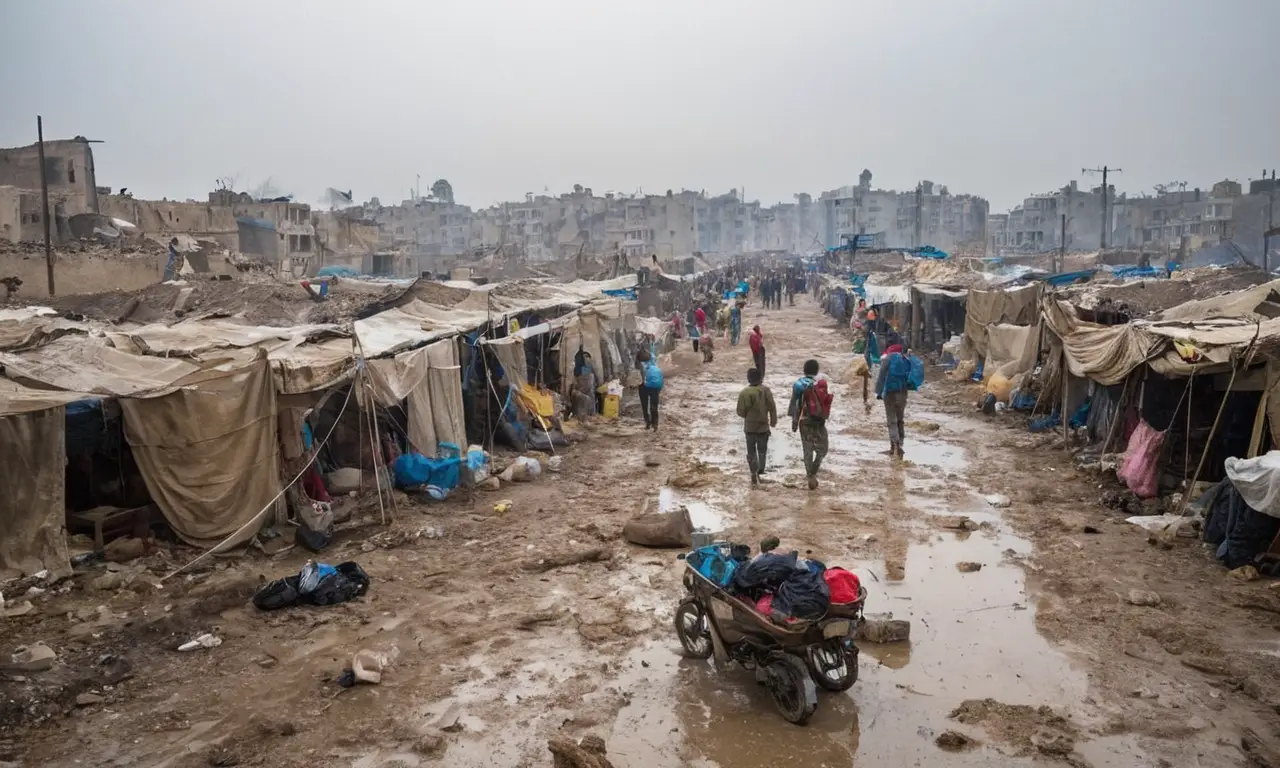 Destruction, lutte et espoir dans le chaos