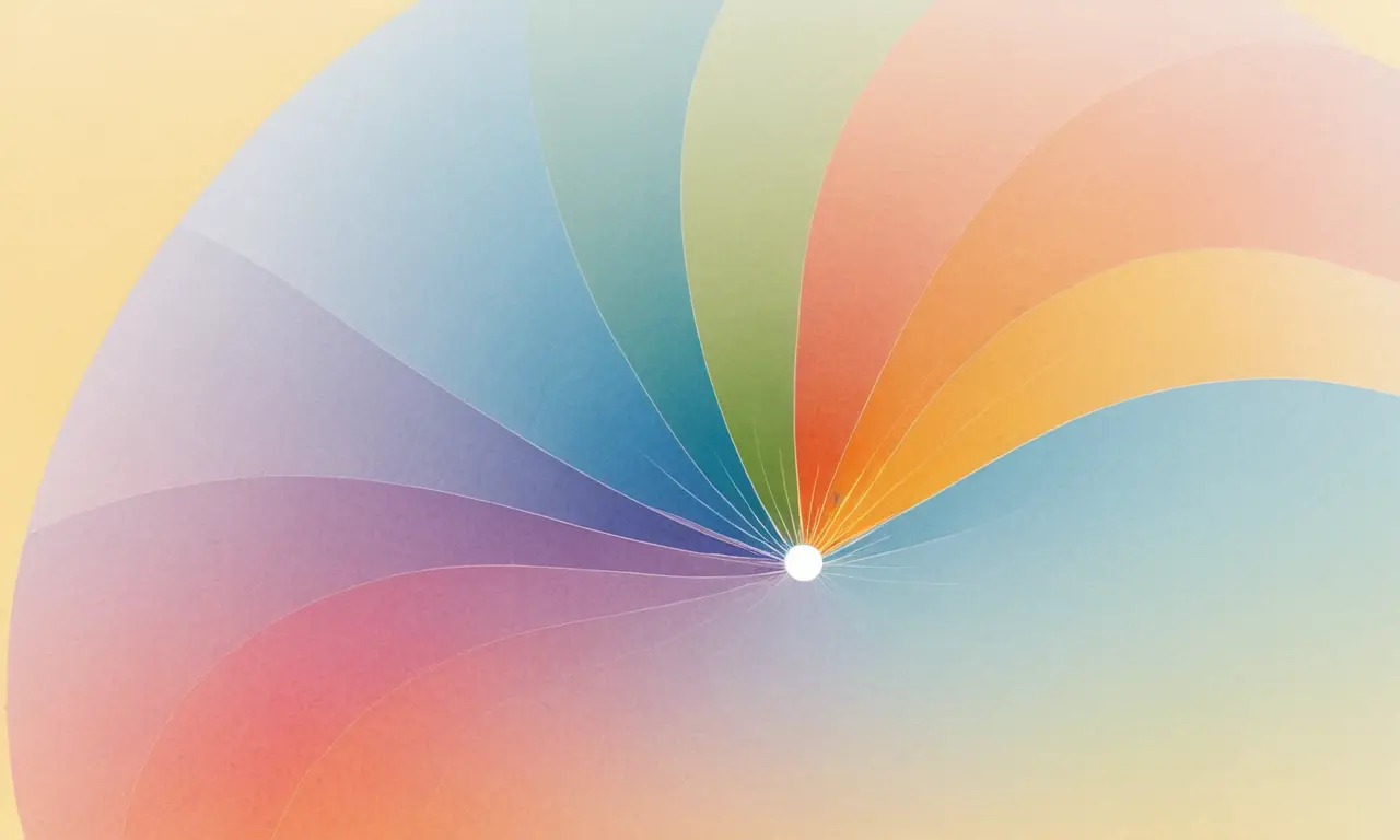 Diagramme coloré avec détails et profondeur