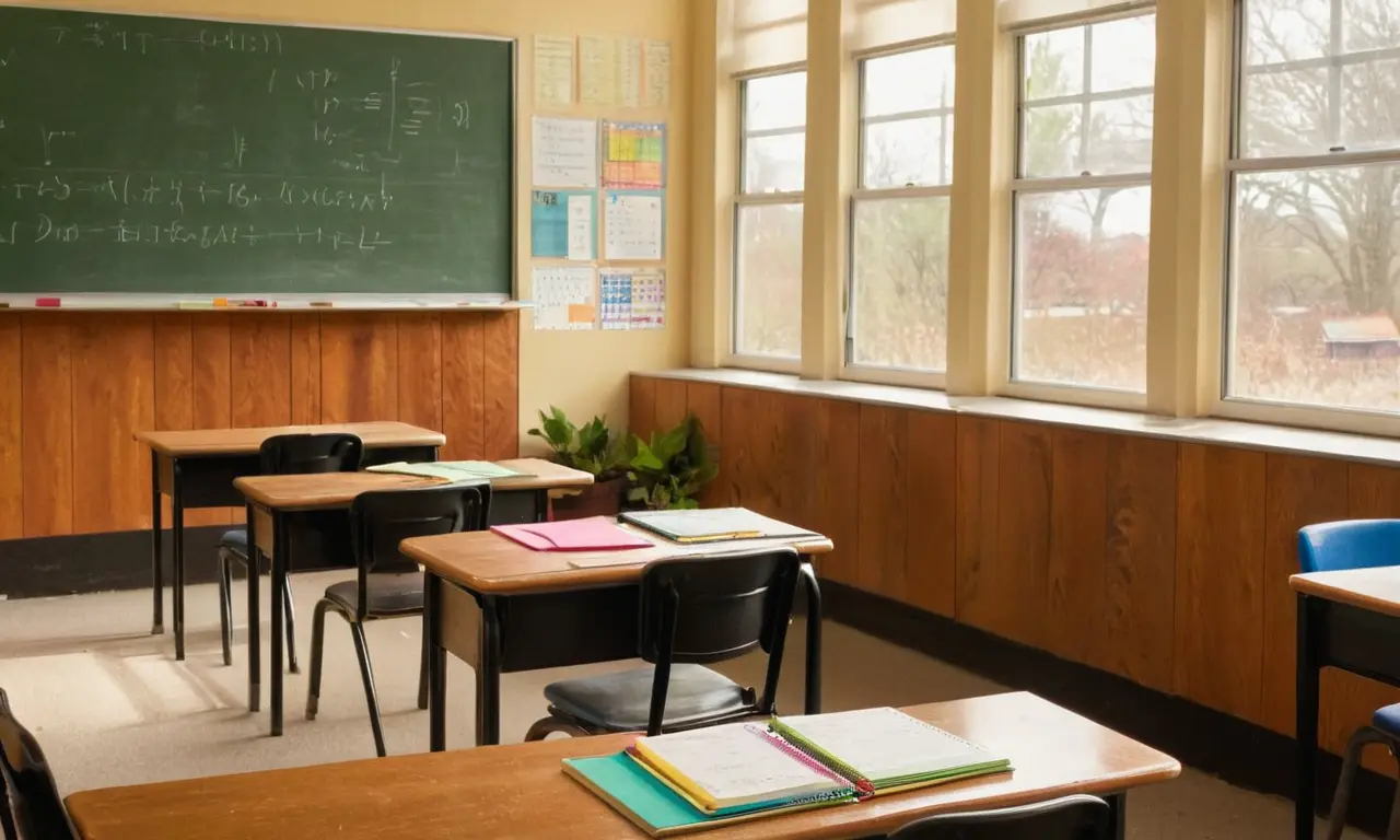 Classe lumineuse et engageante avec étudiants attentifs