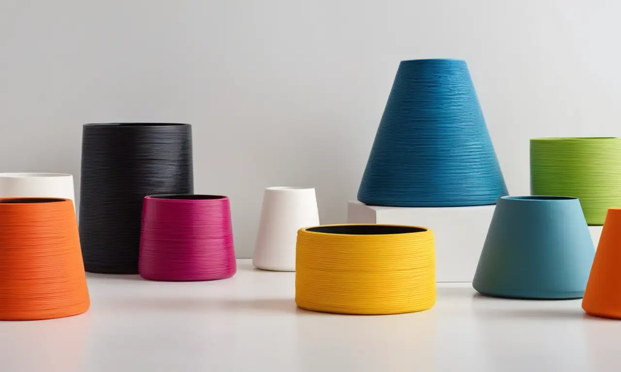 Objets 3D innovants avec textures variées