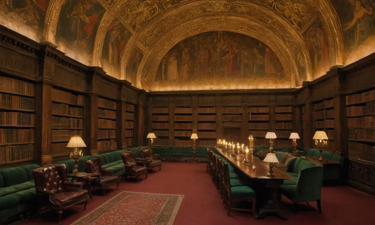 Une bibliothèque ancienne pleine de connaissances