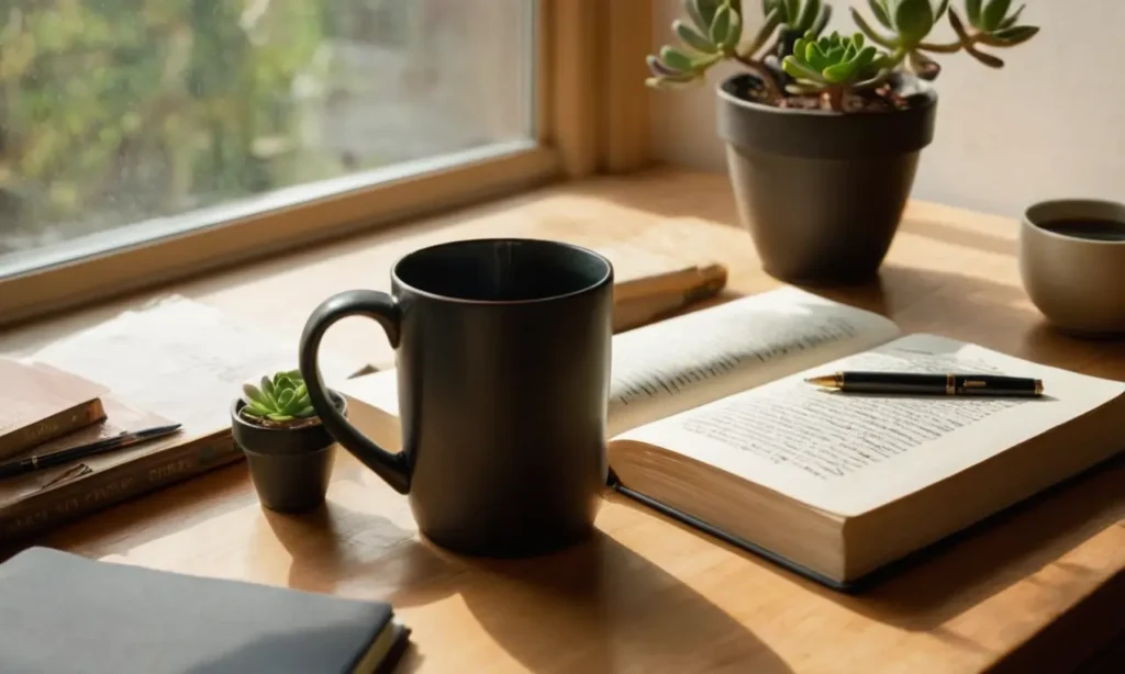 Lumière naturelle sur un bureau organisé