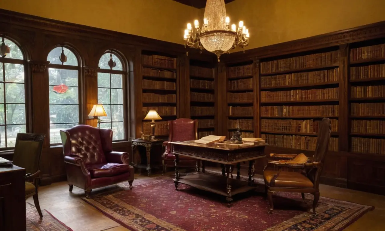 Une bibliothèque ancienne