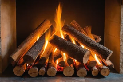 Flammes dansante créent une atmosphère chaleureuse
