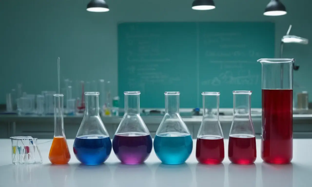 Un laboratoire lumineux avec équipements colorés