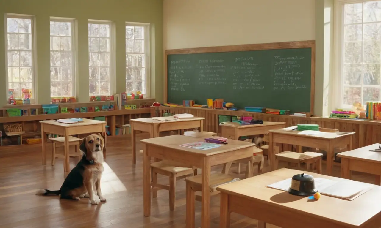 Salle de classe lumineuse et accueillante
