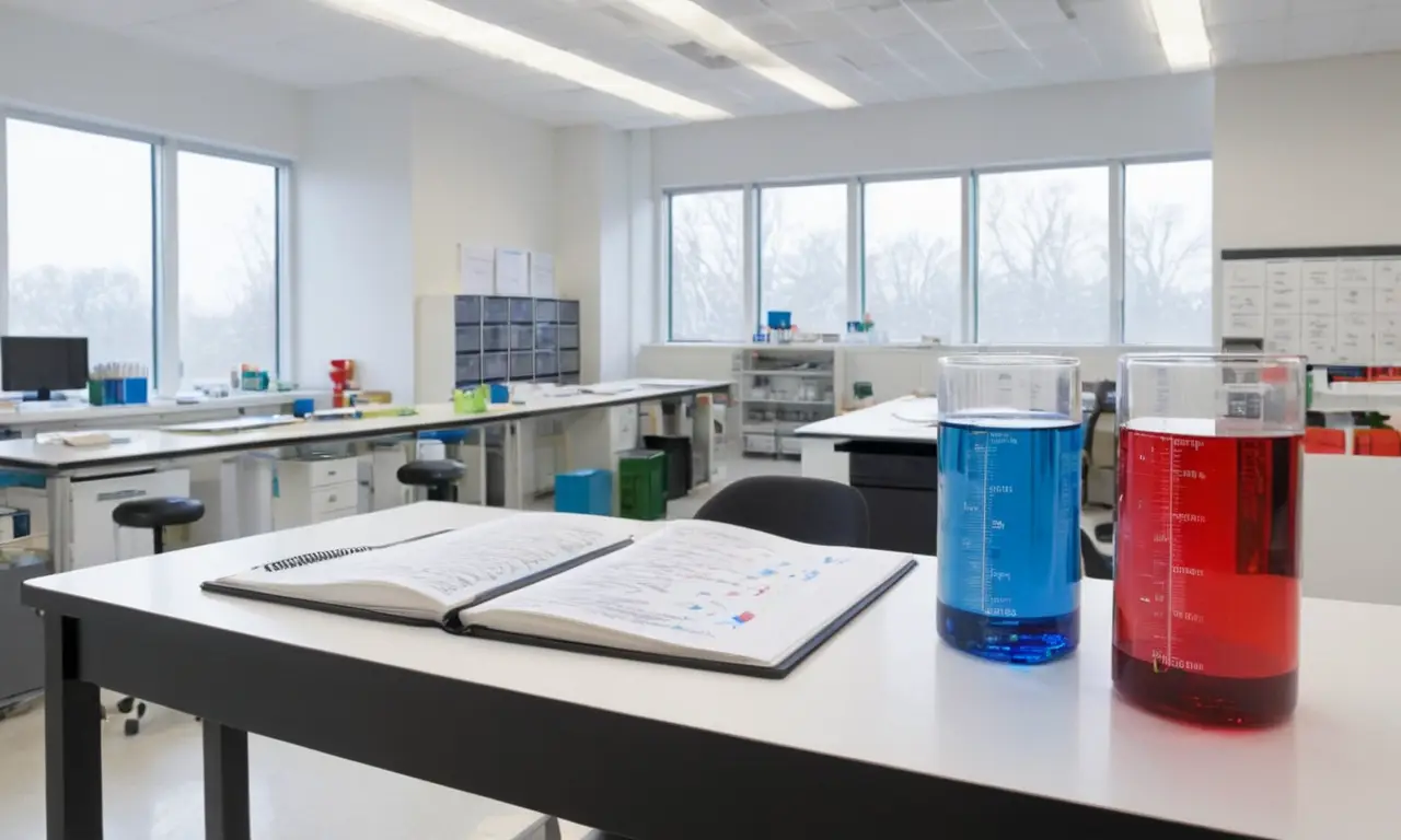 Un laboratoire propre, lumineux et organisé
