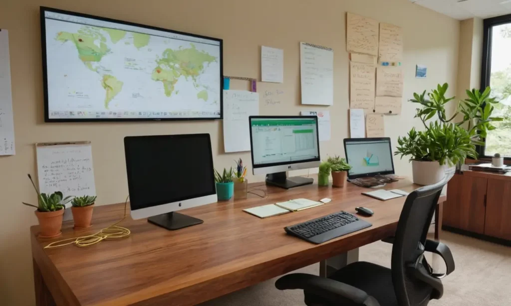 Espace de travail moderne et productif