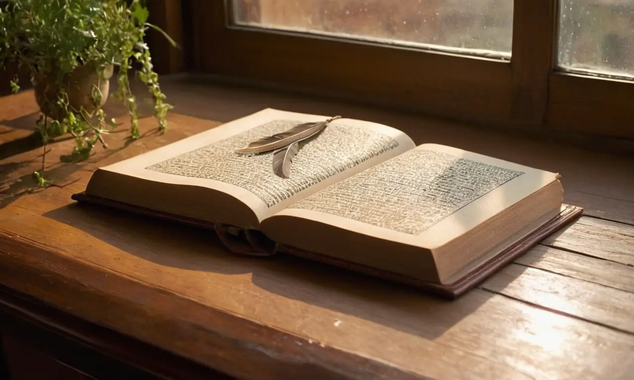 Un livre ancien sur une table en bois