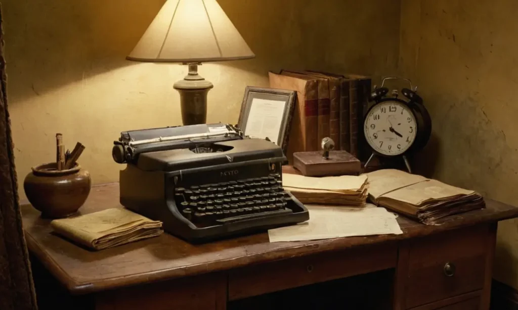 Bureau de détective chargé de mystère
