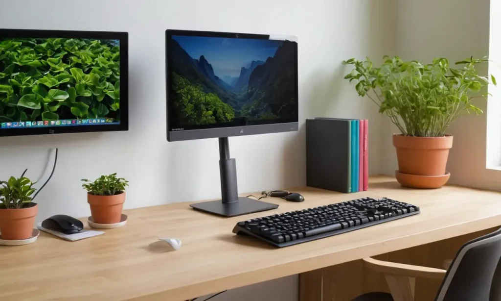 Bureau moderne et organisé