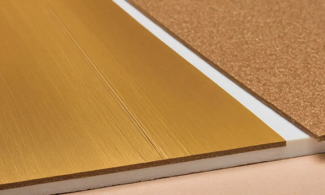 Matériaux disolation variés en détail