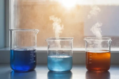 Image contrastée de chaleur et de froid