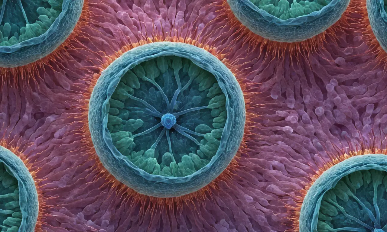 Illustration détaillée de la mitose cellulaire