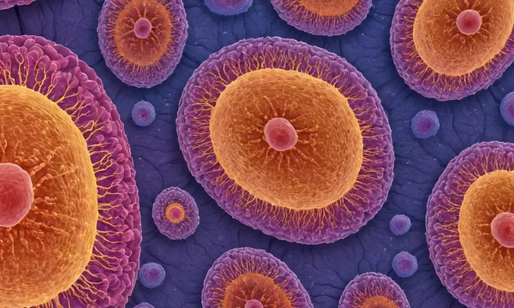 Illustration détaillée de la division cellulaire