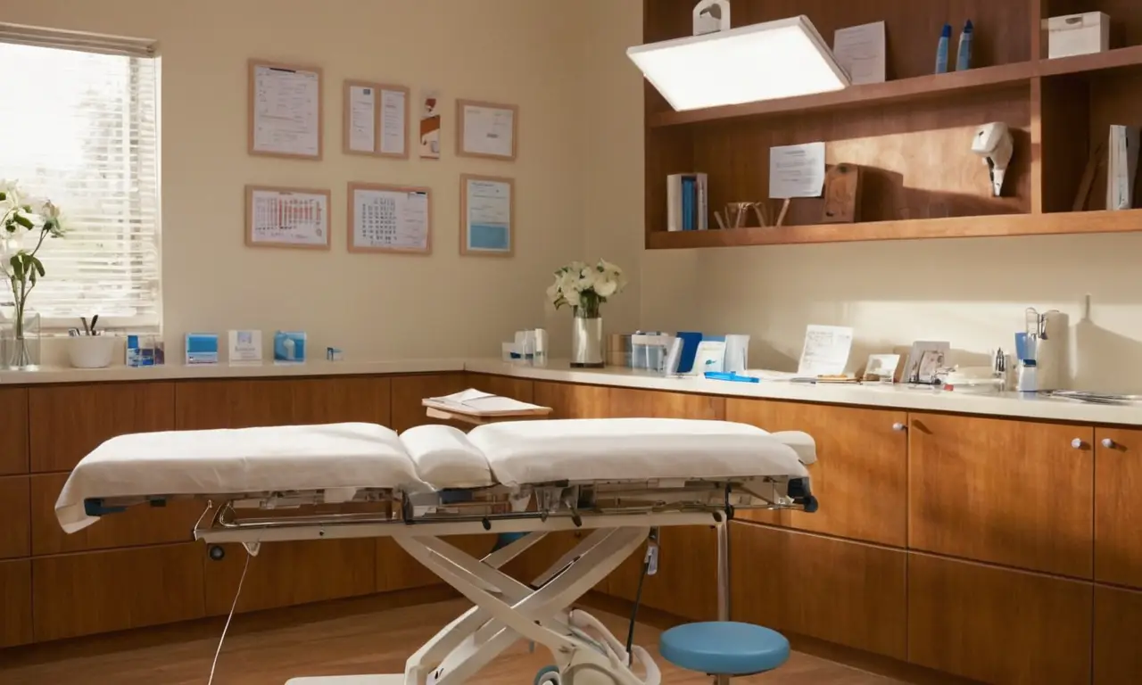 Ambiance clinique calme et professionnelle