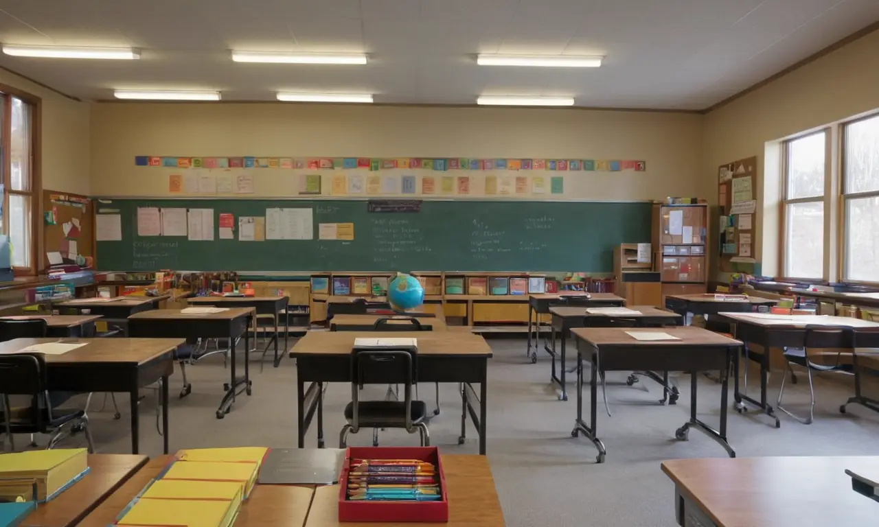 Une salle de classe dynamique et éducative