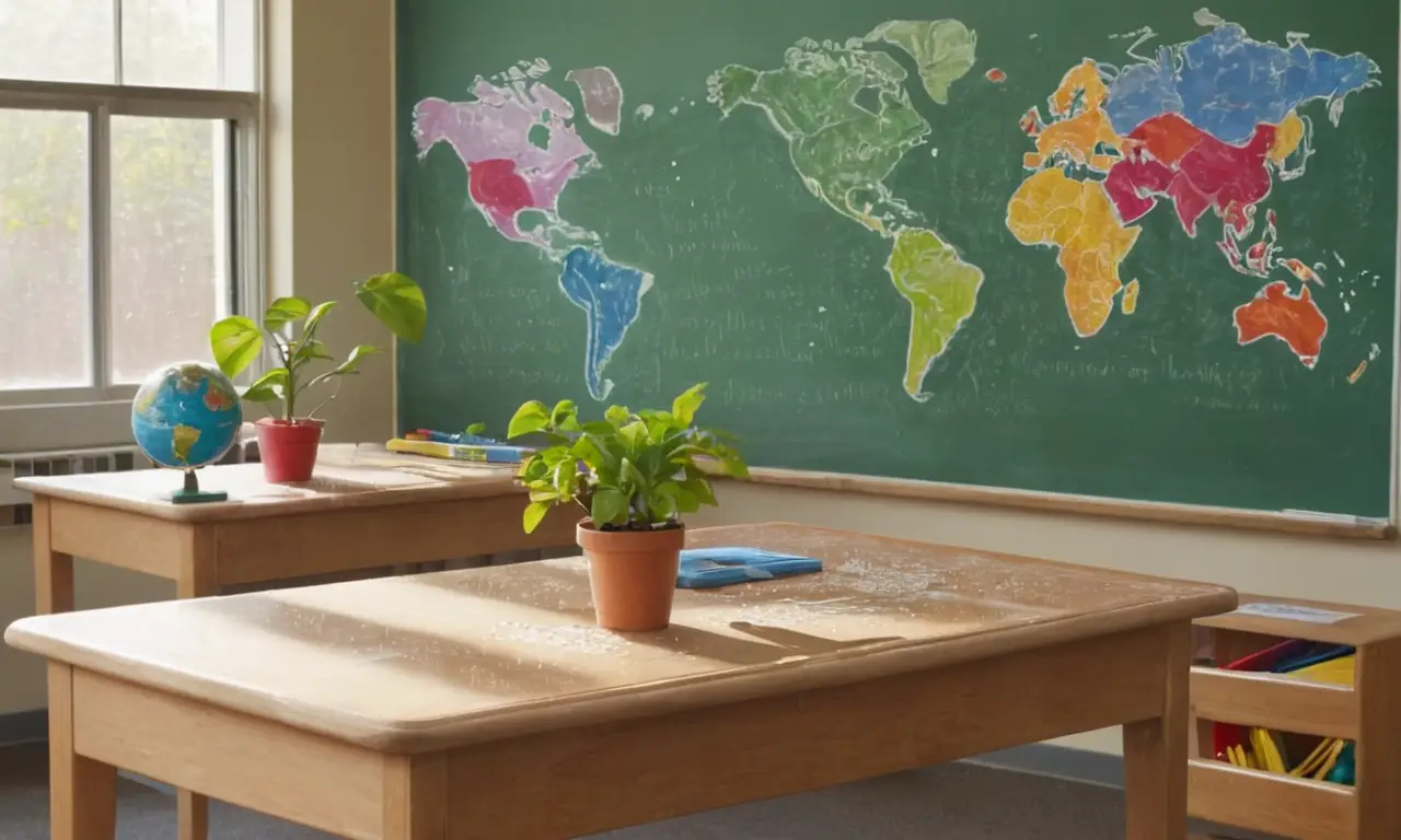 Une salle de classe pleine de vie