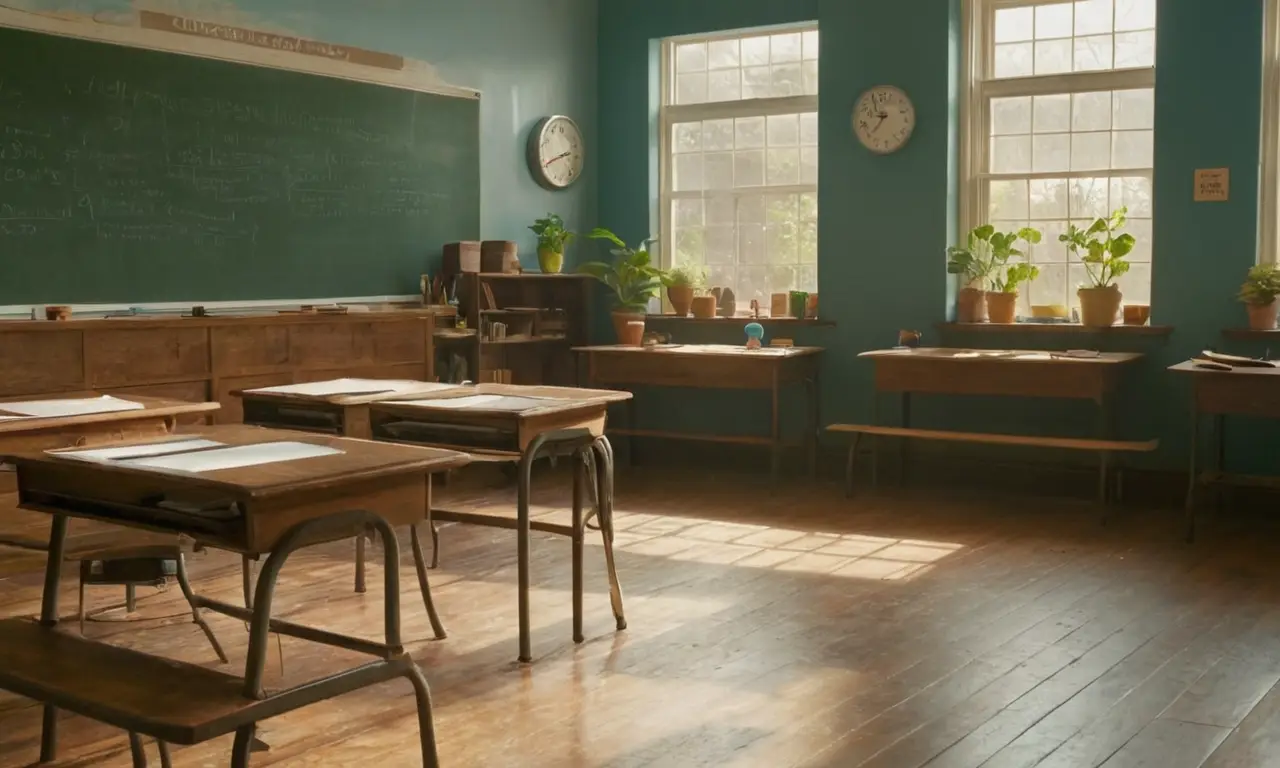 Une classe animée, lumière et diversité