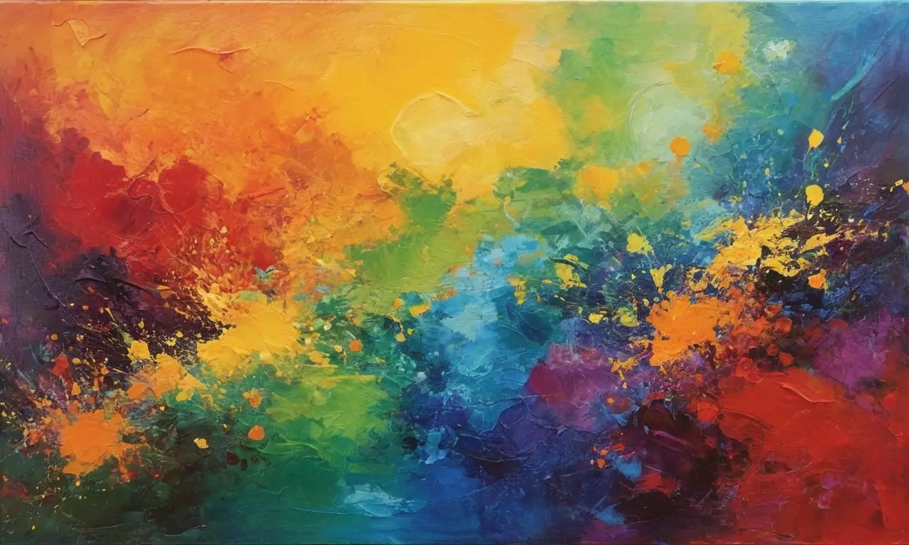 Couleurs vibrantes et harmonie entre chaos et ordre