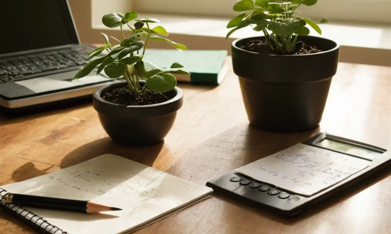 Une table chargée doutils détude