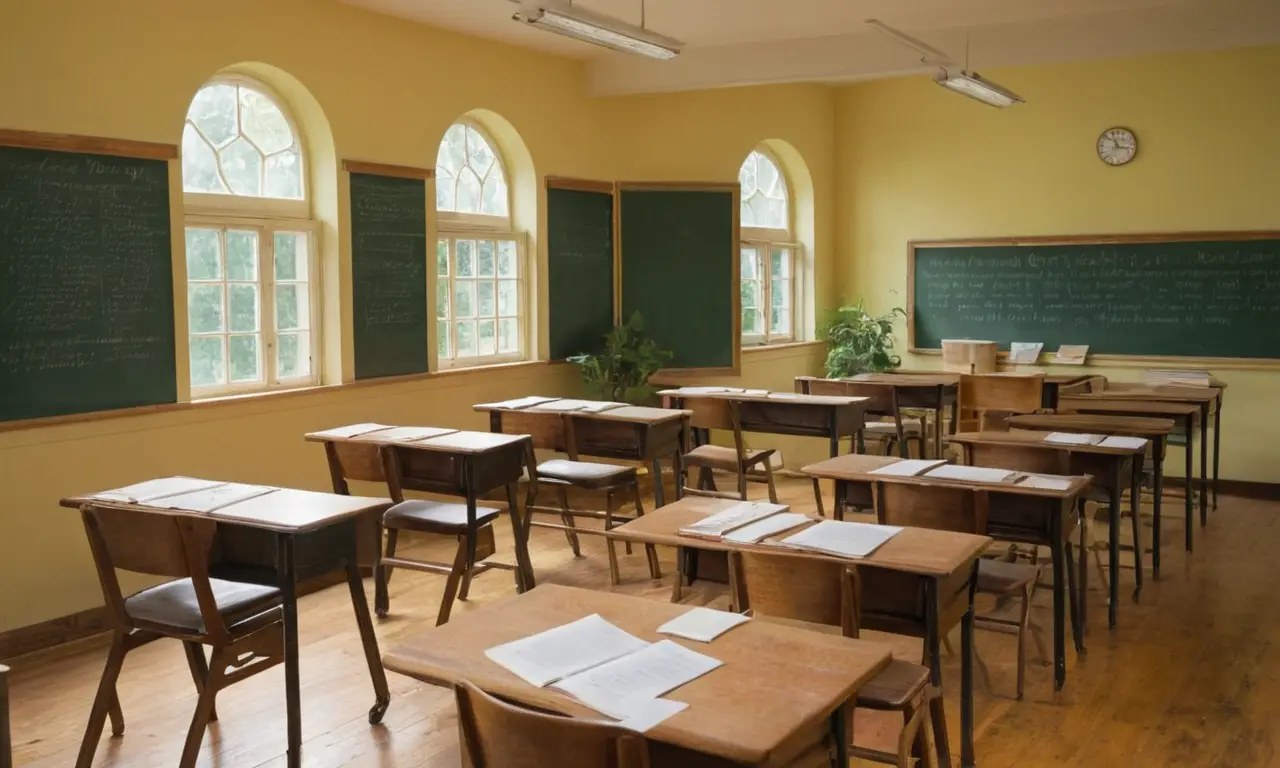 Salle de classe lumineuse et propice à lapprentissage
