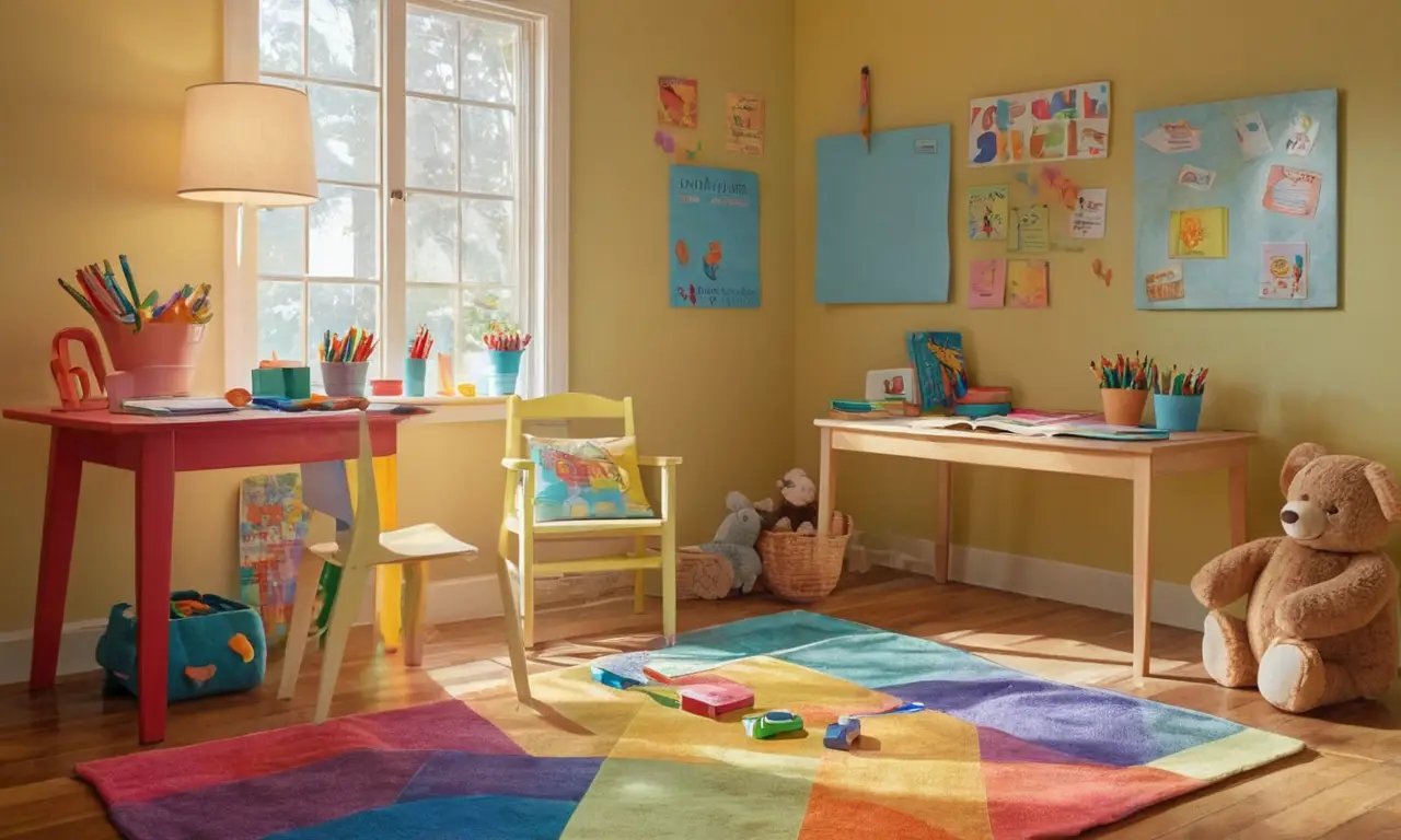 Un espace dapprentissage chaleureux et coloré