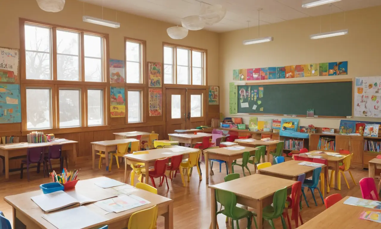 Une classe animée remplie de créativité