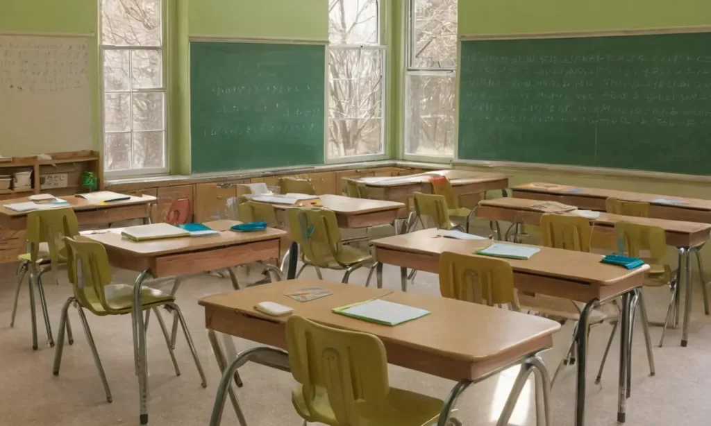 Une salle de classe lumineuse et diversifiée