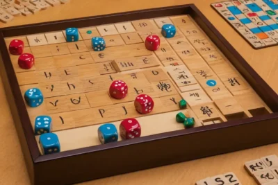 Jeu coloré avec ambiance ludique et interactive
