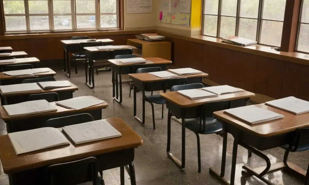 Salle de classe lumineuse favorisant lapprentissage